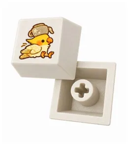 Winter Cockatiel keycap